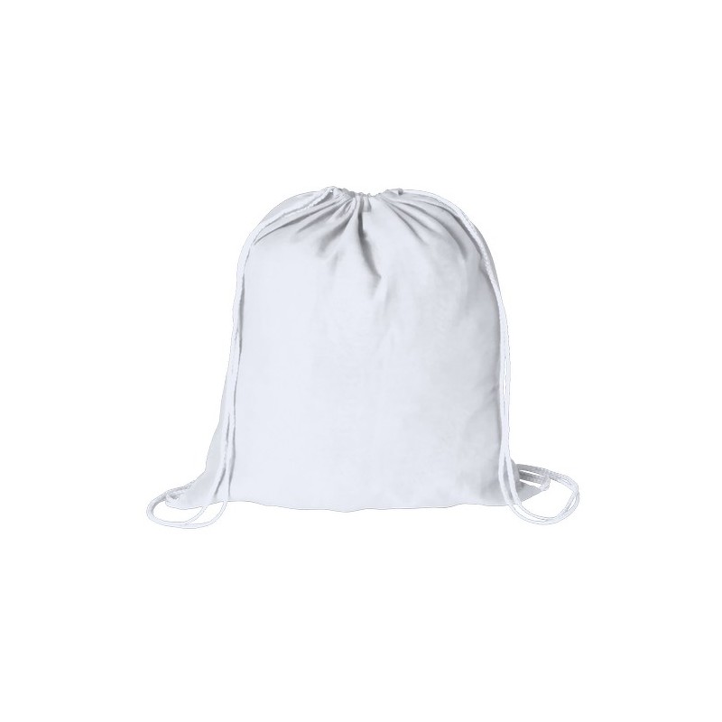 Sac à Dos Personnalisé Publicitaire Pratique - Bass Matières : coton Couleurs : bleu marquage laser ultra précis