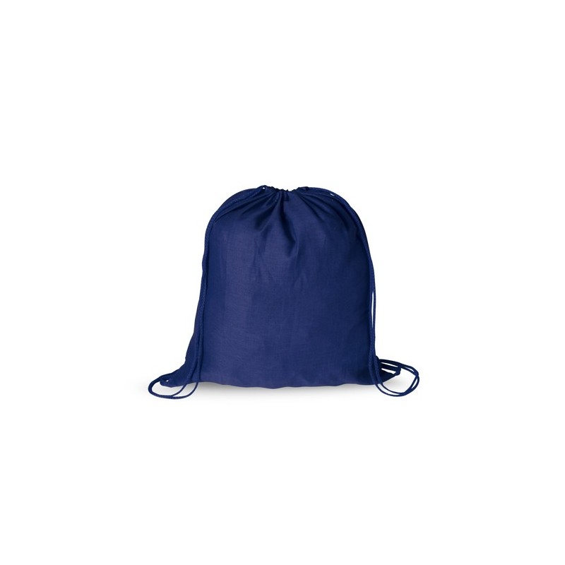 Sac à Dos Personnalisé Publicitaire Pratique - Bass Matières : coton Couleurs : noir marquage couleur éclatante