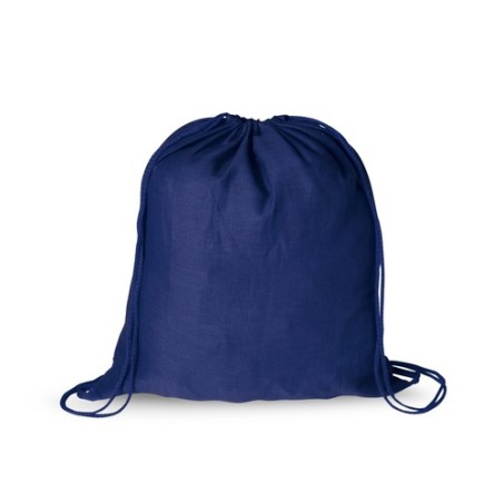Sac à Dos Personnalisé Publicitaire Pratique - Bass Matières : coton Couleurs : noir marquage couleur éclatante
