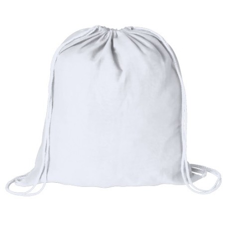 Sac à Dos Personnalisé Publicitaire Pratique - Bass Matières : coton Couleurs : noir objet promotionnel éco-responsable