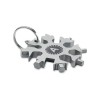 Outil Multi Fonctions Personnalisé en Acier Inox FLOQUET Matières : acier inoxydable Couleurs : titane marquage laser ultra préc