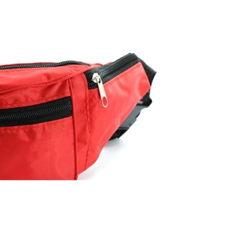 Sac banane personnalisé résistant et pratique Crown Matières : polyester Couleurs : noir cadeau entreprise pas cher