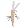 Couteau Multi Outils Éco-responsable Pratique en Bambou LUCY LUX Matières : métal Couleurs : bois