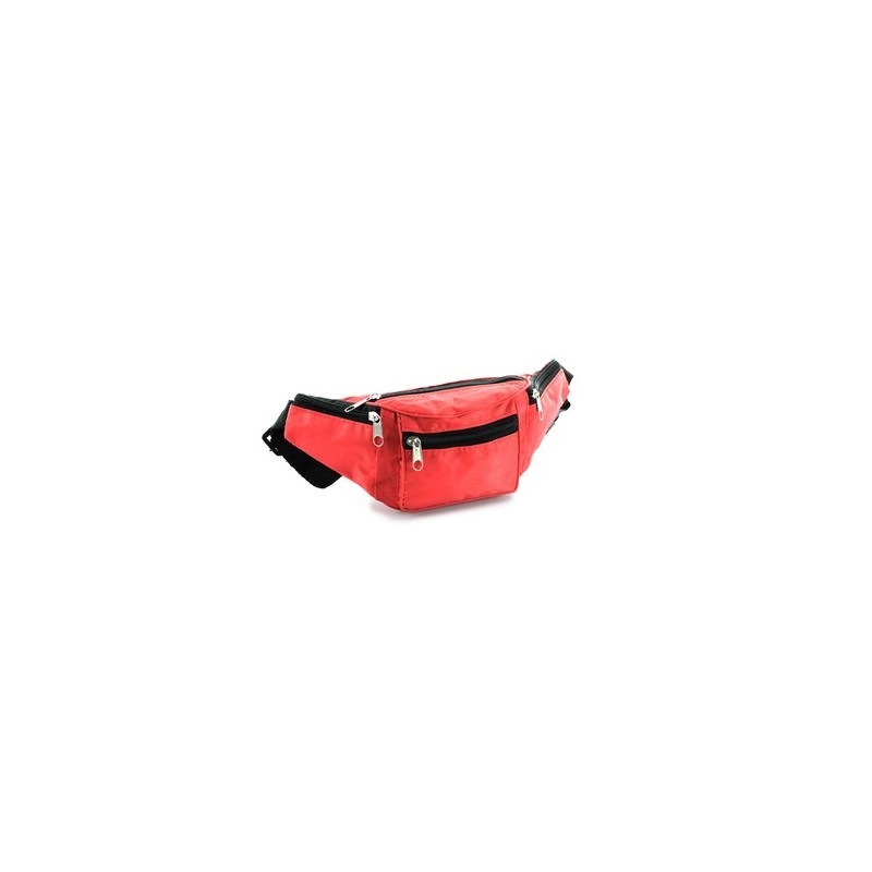 Sac banane personnalisé résistant et pratique Crown Matières : polyester Couleurs : rouge personnalisation rapide en France