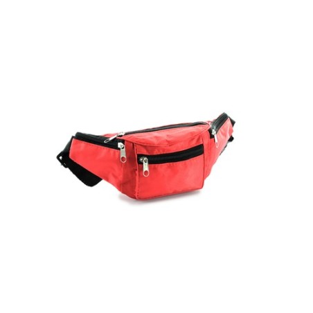 Sac banane personnalisé résistant et pratique Crown Matières : polyester Couleurs : rouge personnalisation rapide en France