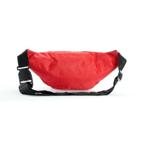 Sac banane personnalisé résistant et pratique Crown Matières : polyester Couleurs : rouge marquage couleur éclatante