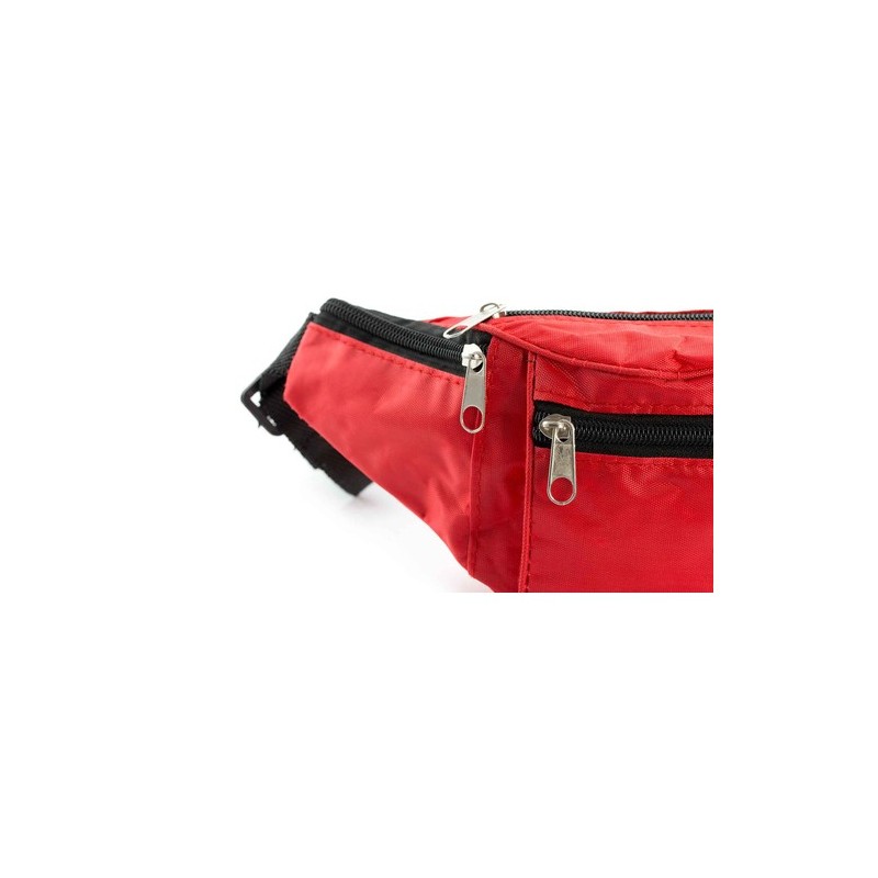 Sac banane personnalisé résistant et pratique Crown Matières : polyester Couleurs : rouge personnalisation sur mesure