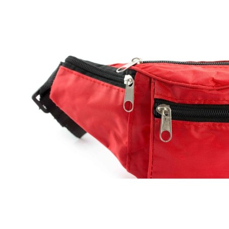 Sac banane personnalisé résistant et pratique Crown Matières : polyester Couleurs : rouge personnalisation sur mesure