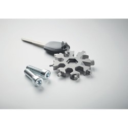 Outil Multi Fonctions Personnalisé en Acier Inox FLOQUET Matières : acier inoxydable Couleurs : titane livraison express 24h 48h