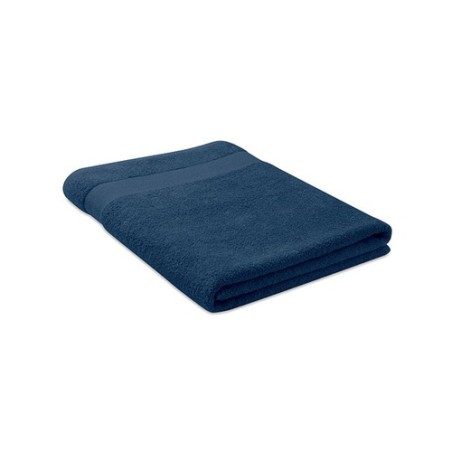 Serviette Éponge Bio Coton Personnalisée 180x100 cm MERRY Matières : coton biologique Couleurs : bleu