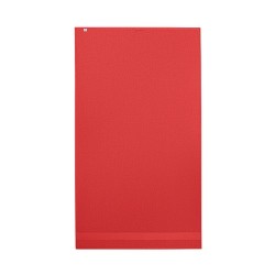 Serviette Éponge Bio Coton Personnalisée 180x100 cm MERRY Matières : coton biologique Couleurs : rouge cadeau collaborateur prem