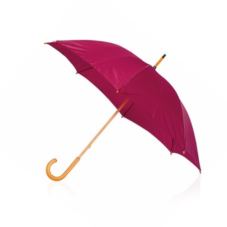 Parapluie publicitaire unique Santy Matières : polyester Couleurs : bordeaux