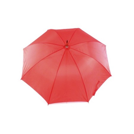 Parapluie publicitaire unique Santy Matières : polyester Couleurs : bordeaux personnalisation rapide en France