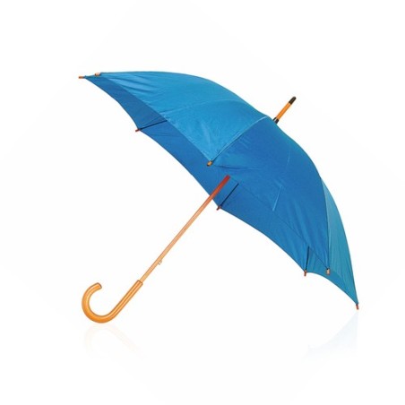 Parapluie publicitaire unique Santy Matières : polyester Couleurs : bordeaux personnalisation rapide en France