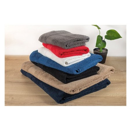 Serviette Éponge Bio Coton Personnalisée 180x100 cm MERRY Matières : coton biologique Couleurs : gris livraison express 24h 48h