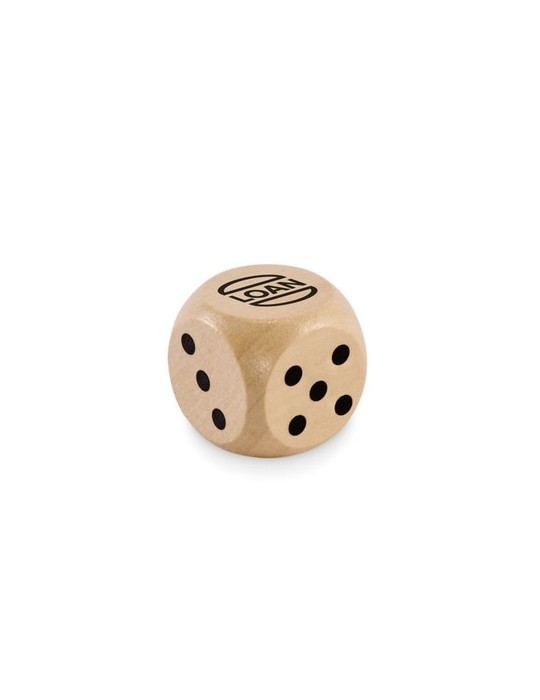 DADIN Dés en bois Schima 3cm dia