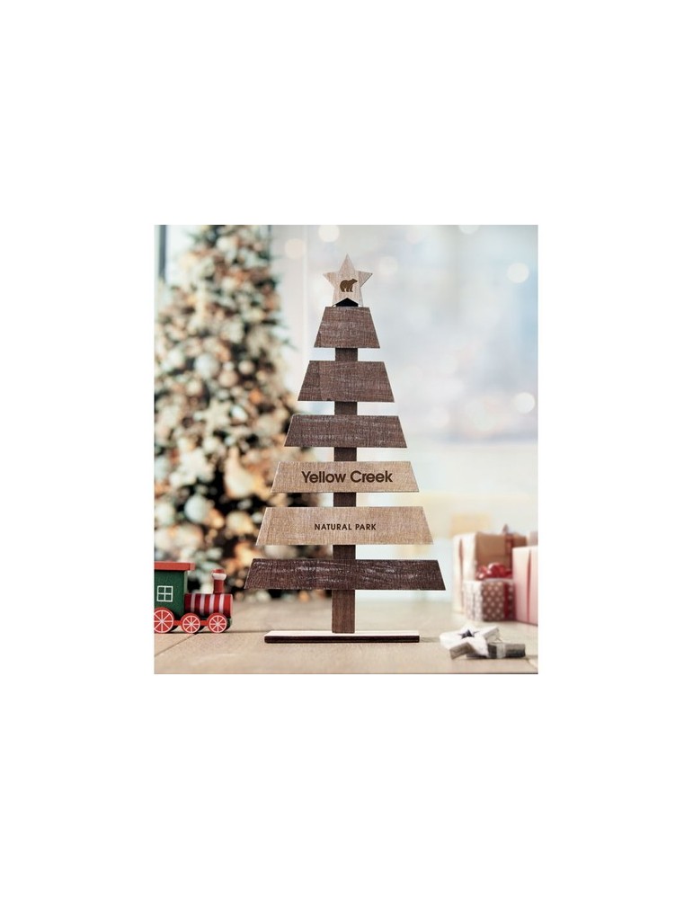 PUINEN Sapin de Noël en bois