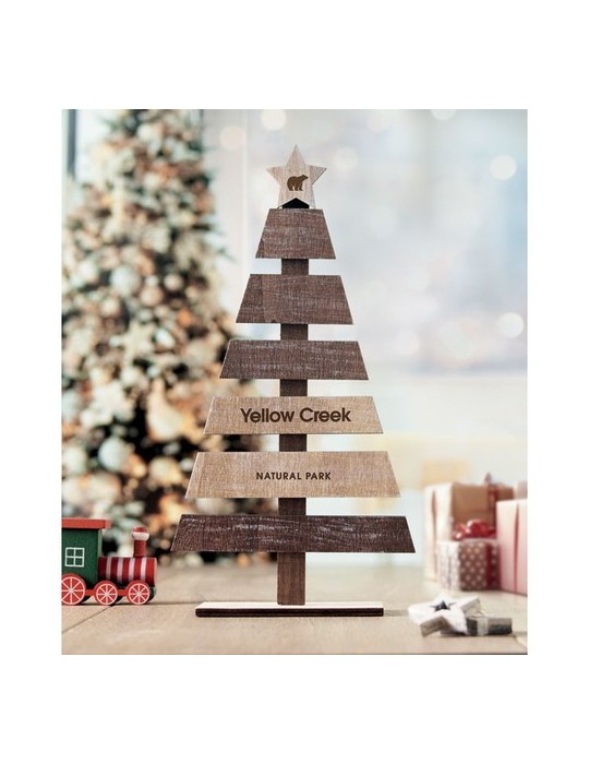 PUINEN Sapin de Noël en bois