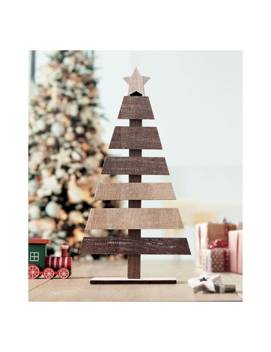 PUINEN Sapin de Noël en bois