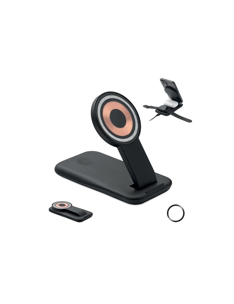 PENDOLESS Chargeur sans fil 3 en 1 15W