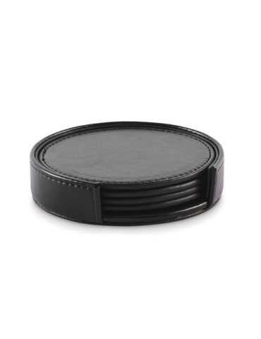 POSA SET Lot de 4 sous-verres en PU