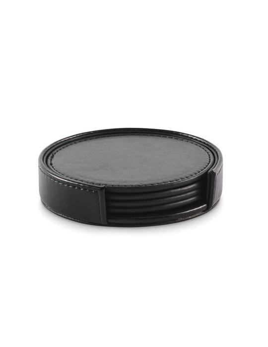 POSA SET Lot de 4 sous-verres en PU