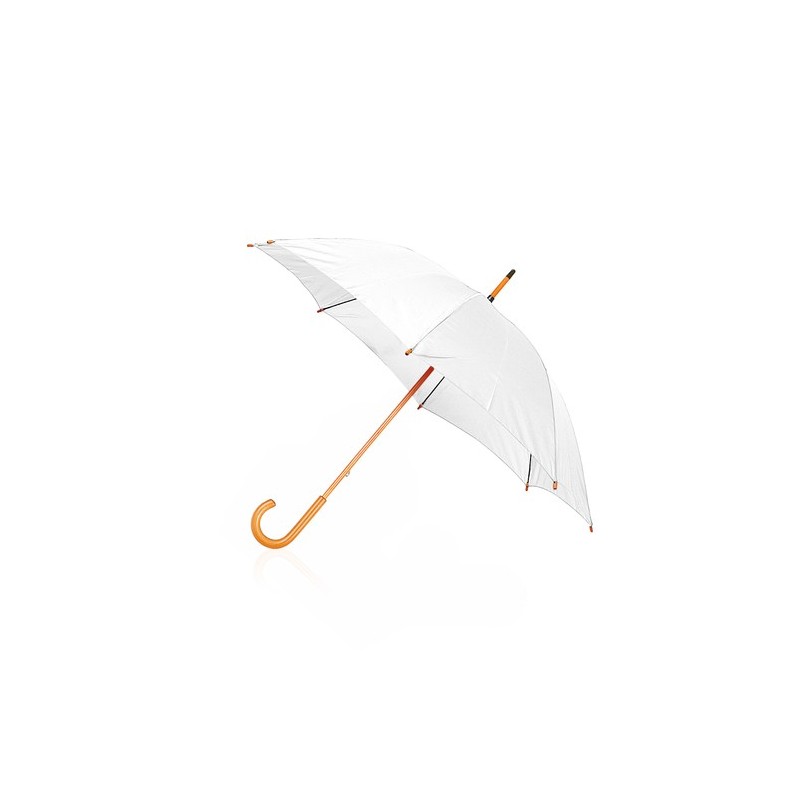 Parapluie publicitaire unique Santy Matières : polyester Couleurs : noir cadeau entreprise pas cher