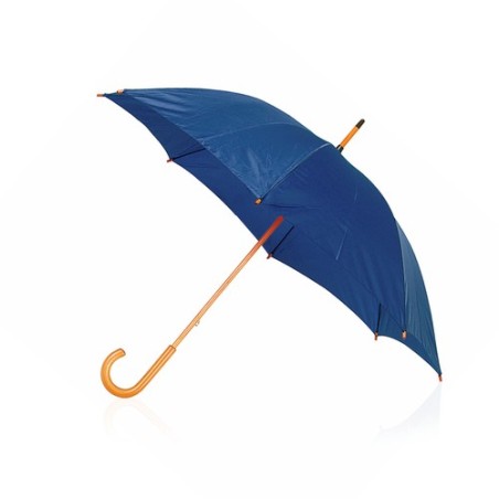 Parapluie publicitaire unique Santy Matières : polyester Couleurs : noir marquage couleur éclatante
