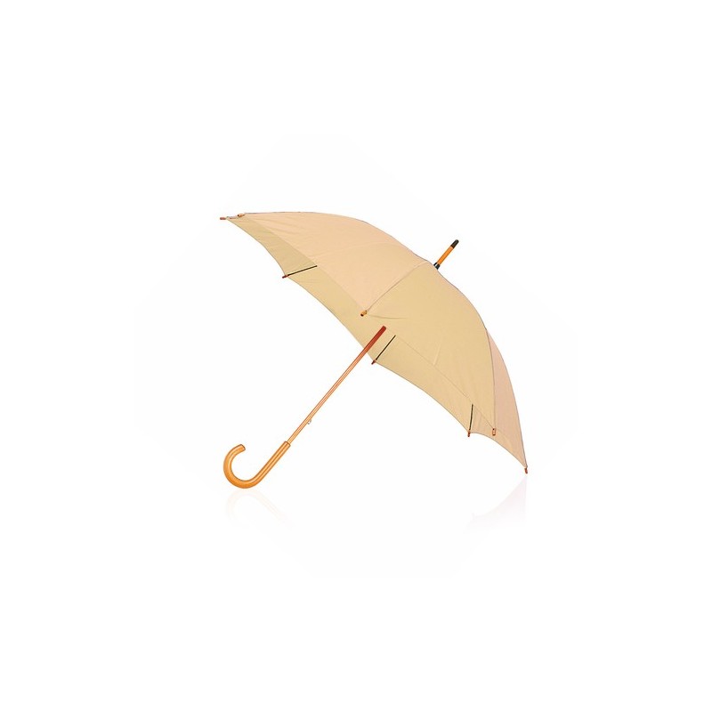 Parapluie publicitaire unique Santy Matières : polyester Couleurs : noir goodies entreprise design
