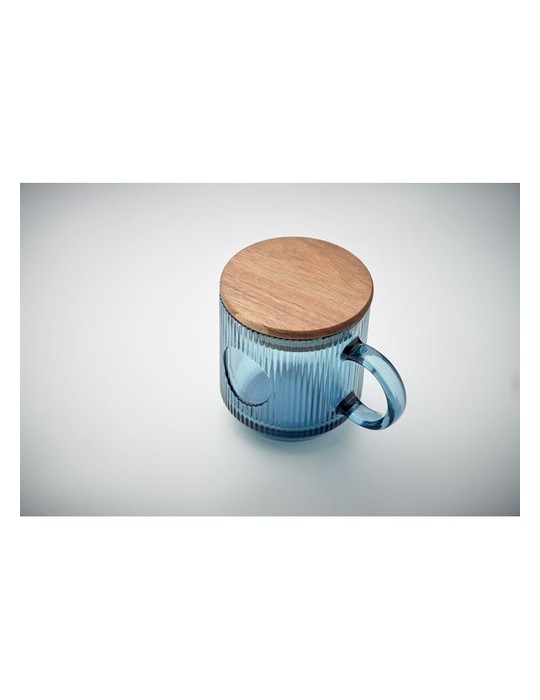 VITRIO MUG Mug en verre strié 300ml