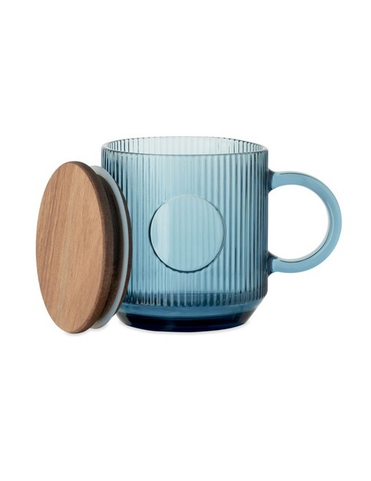 VITRIO MUG Mug en verre strié 300ml