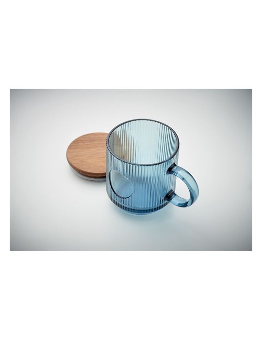 VITRIO MUG Mug en verre strié 300ml