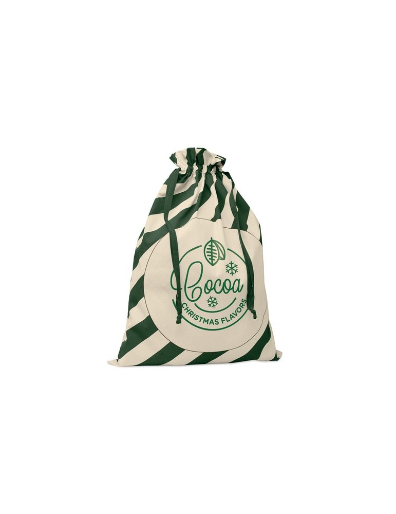LAUKKU Grand sac coton Père Noël