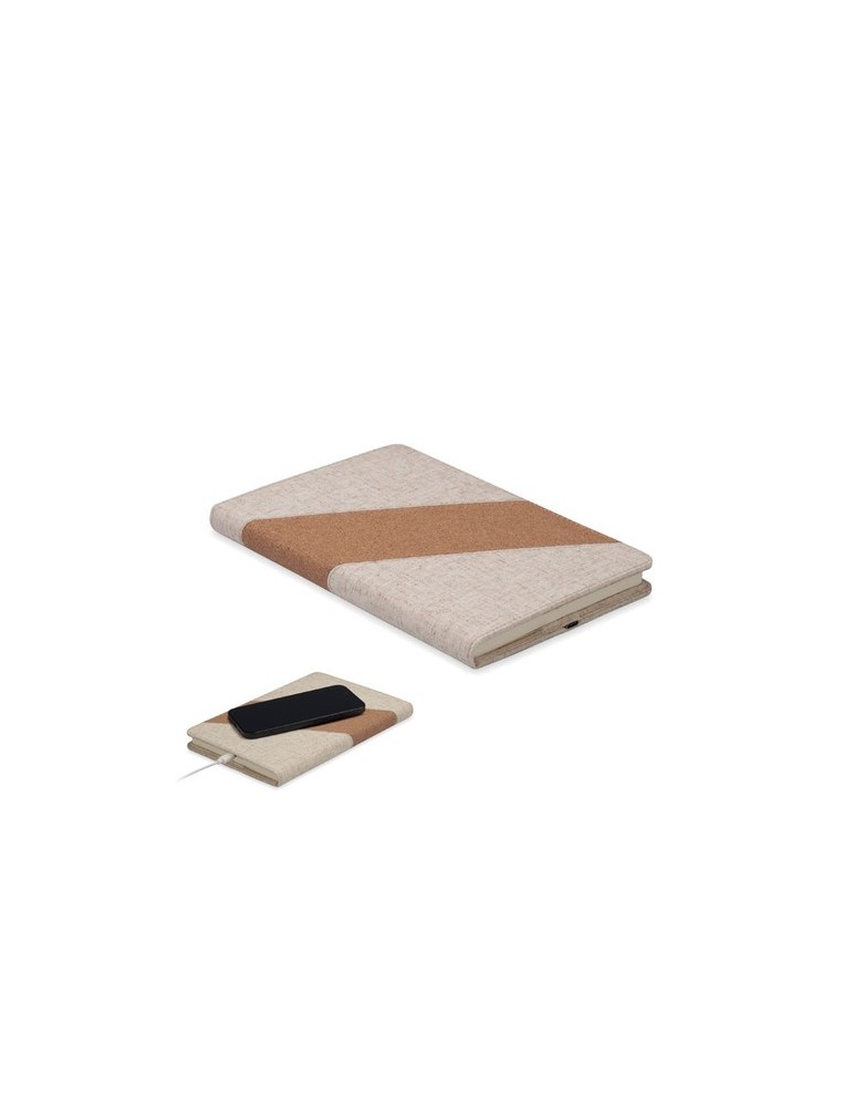 CORTONA Carnet A5 avec chargeur 15W