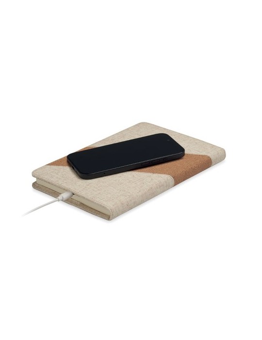 CORTONA Carnet A5 avec chargeur 15W