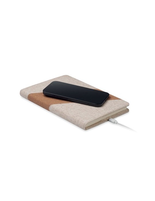 CORTONA Carnet A5 avec chargeur 15W