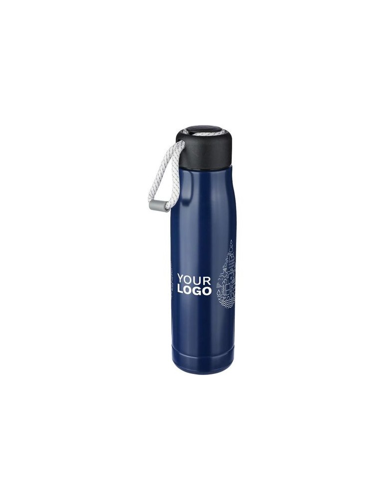 Gourde double paroi de 500 ml en acier inoxydable recyclé Solene