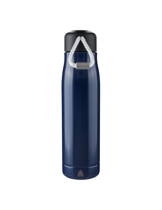 Gourde double paroi de 500 ml en acier inoxydable recyclé Solene