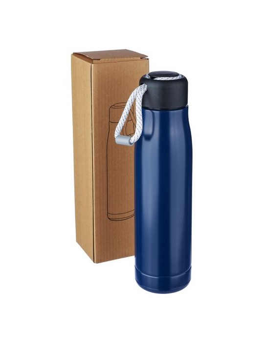 Gourde double paroi de 500 ml en acier inoxydable recyclé Solene