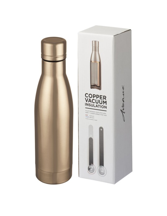 Bouteille isotherme Vasa sous vide avec couche de cuivre de 500 ml