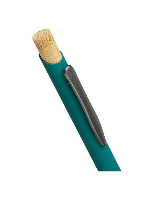 Stylo bille en aluminium recyclé toucher gomme Calandra