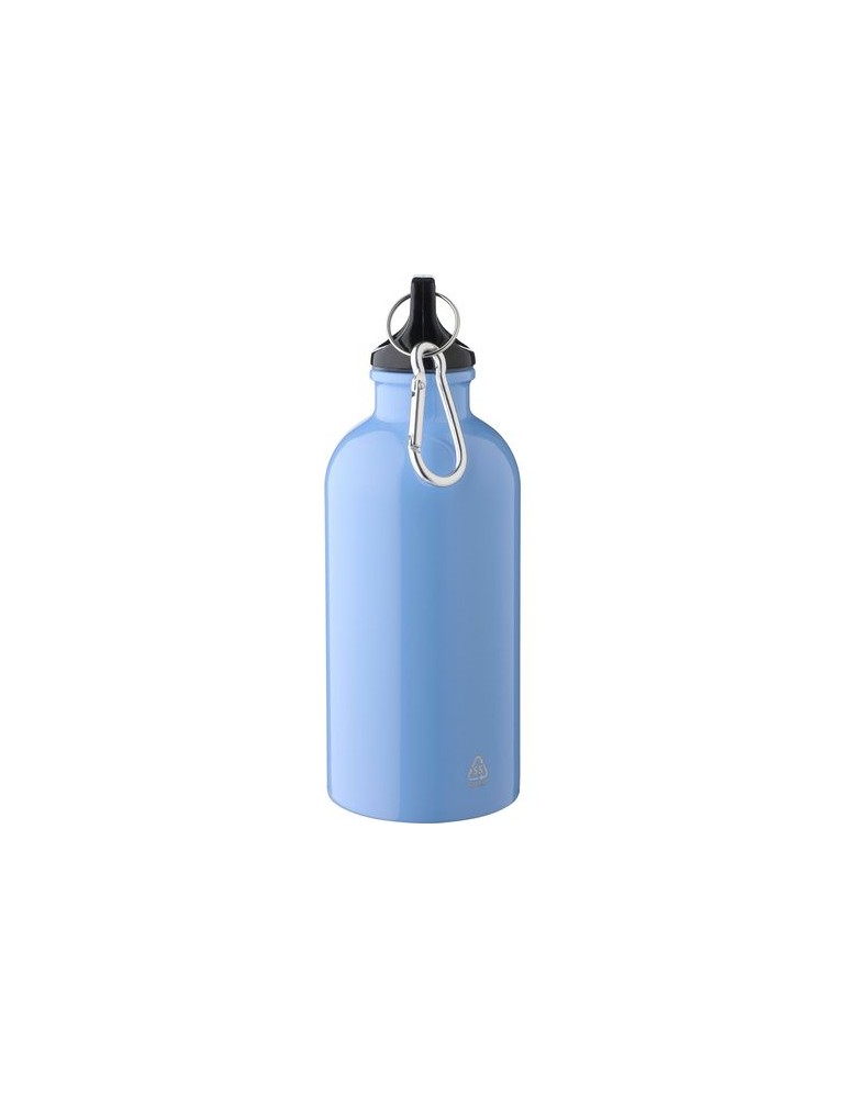 Gourde simple paroi de 400 ml en acier inoxydable recyclé Sable