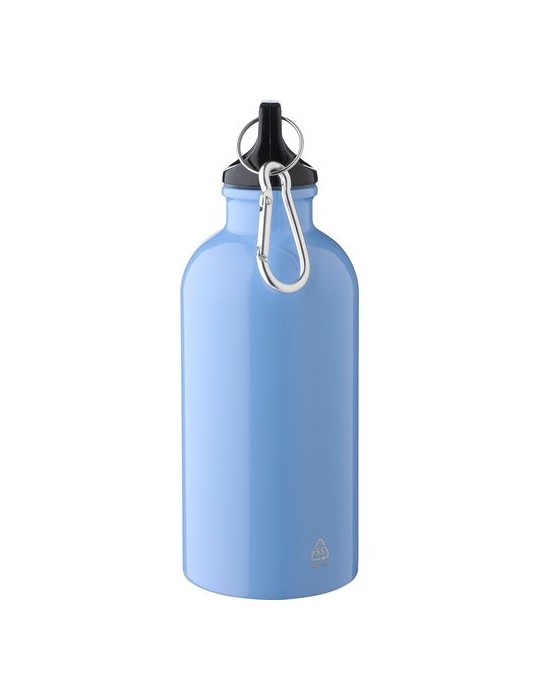 Gourde simple paroi de 400 ml en acier inoxydable recyclé Sable