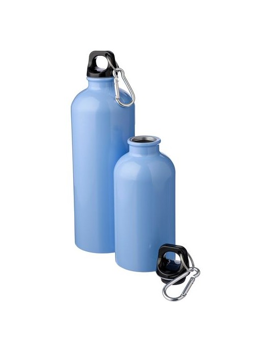 Gourde simple paroi de 400 ml en acier inoxydable recyclé Sable