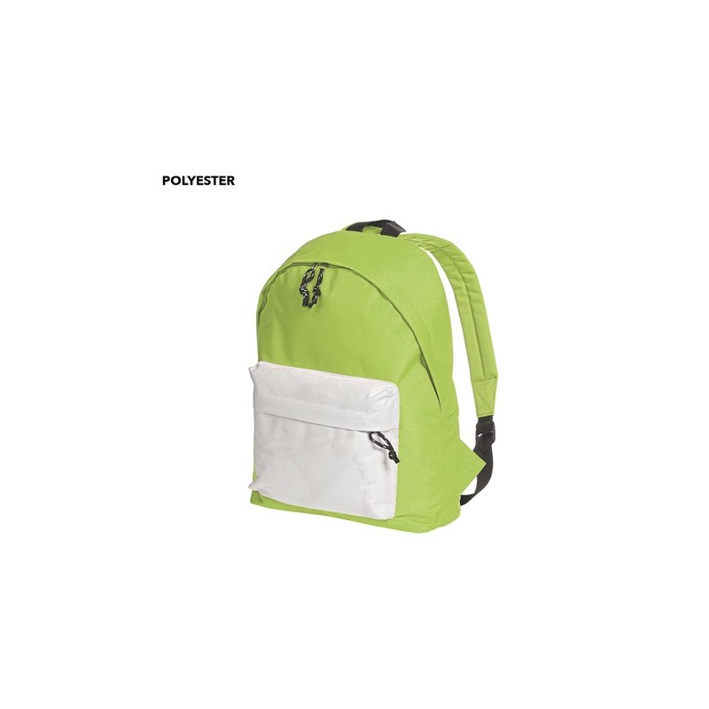 Sac à Dos Personnalisable de Sport - Discovery Matières : polyester Couleurs : vert clair objet publicitaire robuste