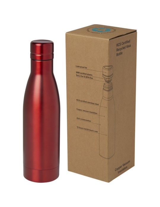 Bouteille isotherme Vasa en acier inoxydable recyclé certifié RCS de…
