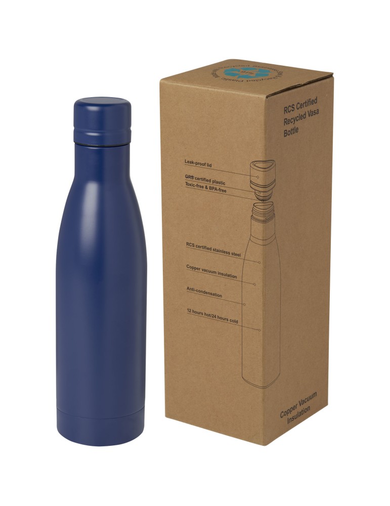 Bouteille isotherme Vasa en acier inoxydable recyclé certifié RCS de…