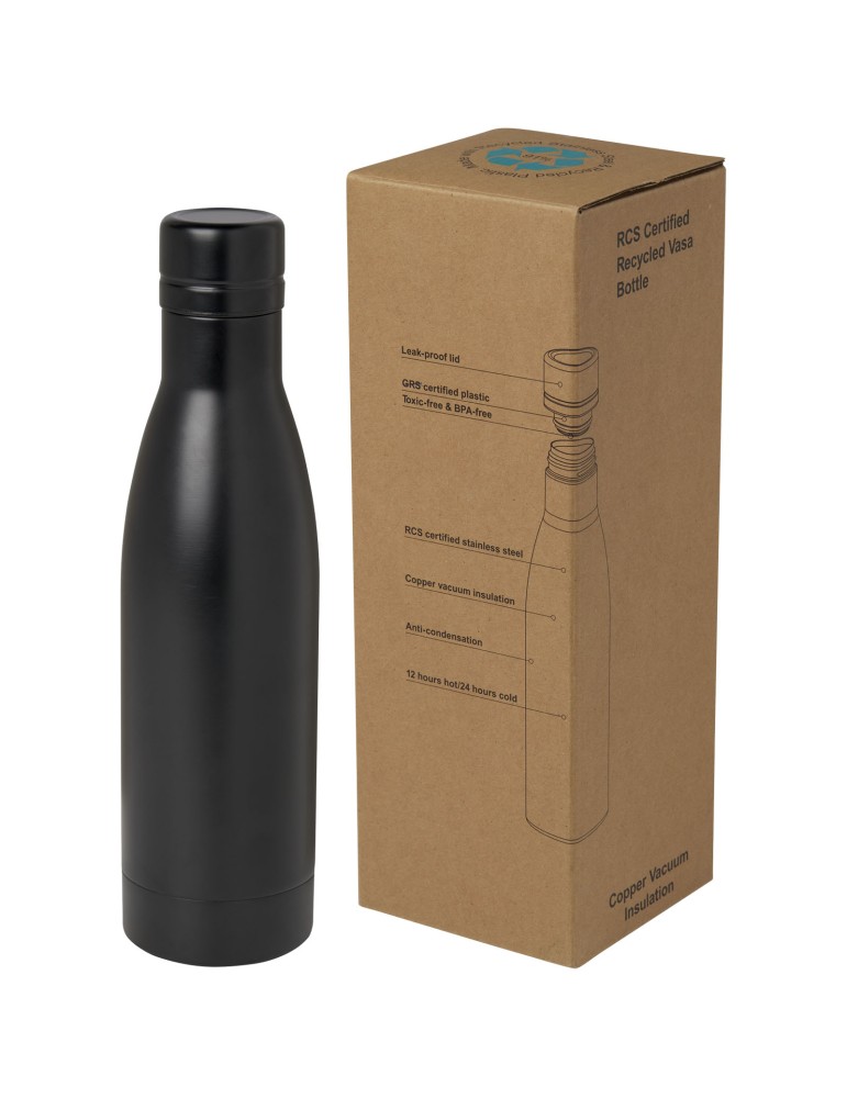 Bouteille isotherme Vasa en acier inoxydable recyclé certifié RCS de…