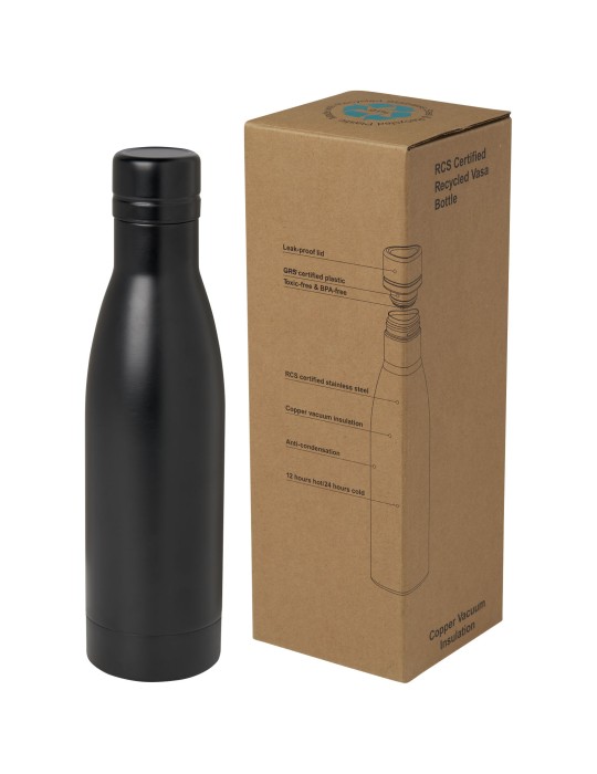 Bouteille isotherme Vasa en acier inoxydable recyclé certifié RCS de…