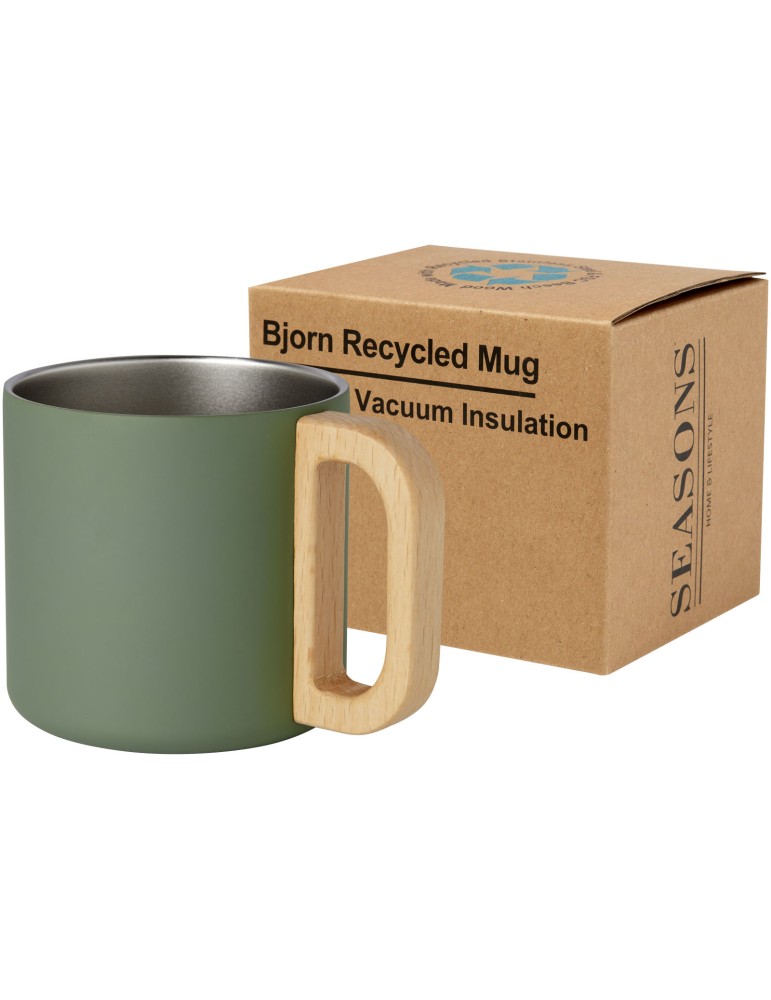 Tasse Bjorn de 360 ml en acier inoxydable recyclé certifiée RCS avec…
